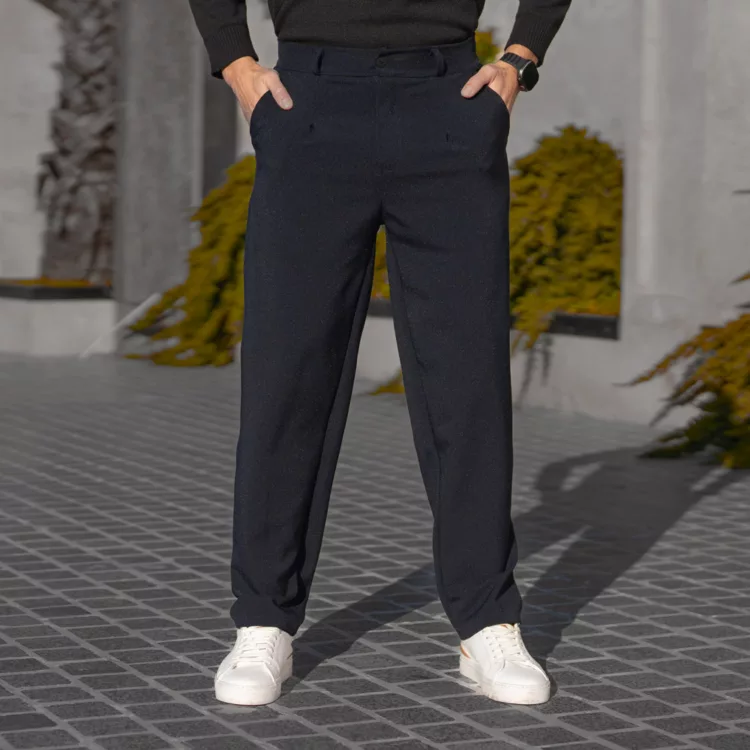 شلوار مردانه مازراتی سرمه ای کد  28629