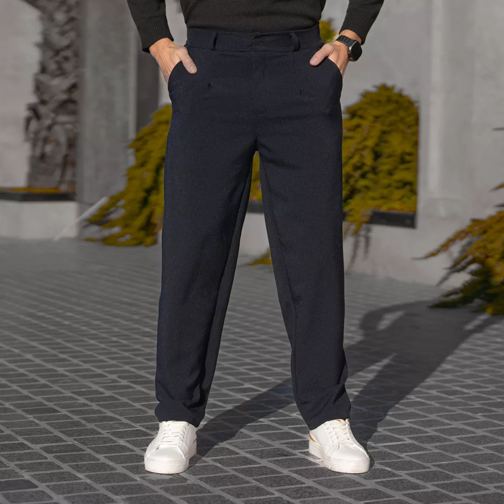 شلوار مردانه مازراتی سرمه ای کد  28629