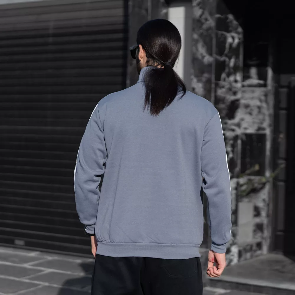 تیشرت نیم زیپ مردانه رئال مادرید کد 28632