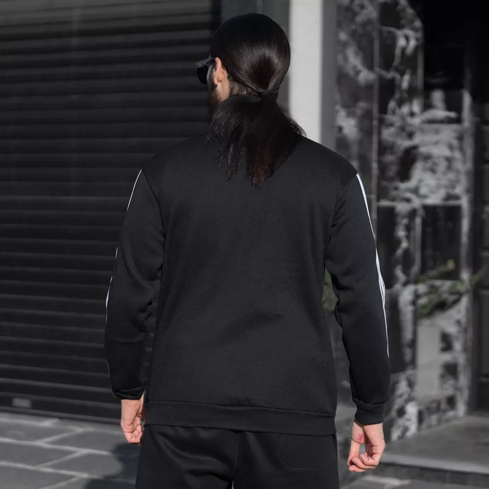 تیشرت نیم زیپ مردانه رئال مادرید کد 28632