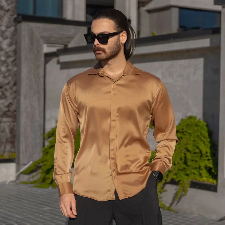 پیراهن مردانه ساتن کد 28749