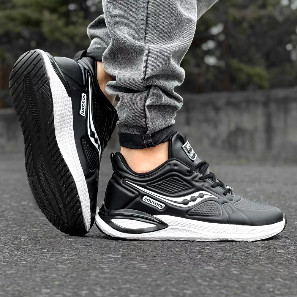 کتانی مردانه saucony مشکی کد 28652