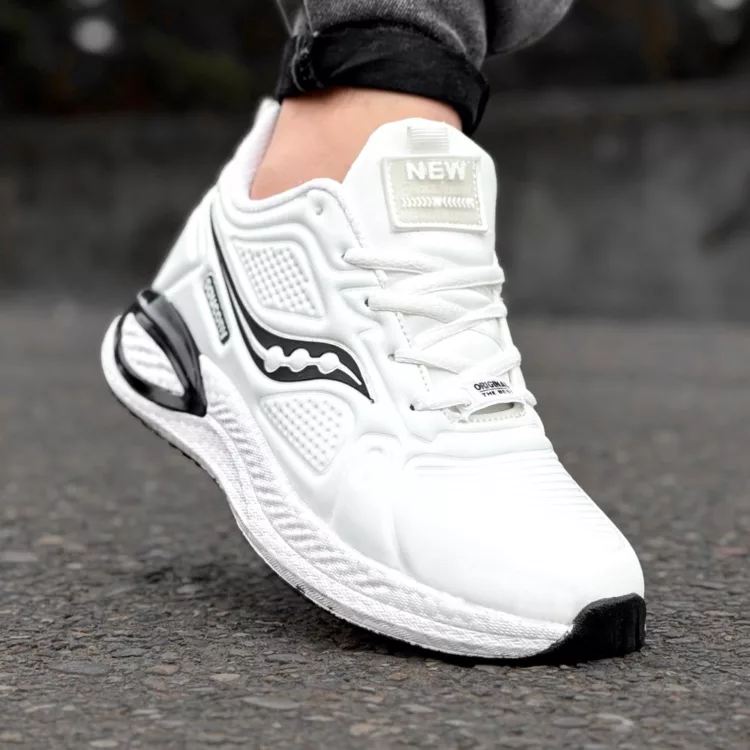 کتانی مردانه saucony سفید کد 28651