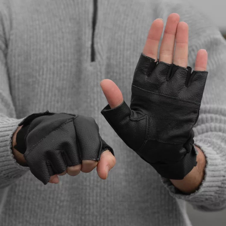 دستکش ورزشی نیم بند کد 28708