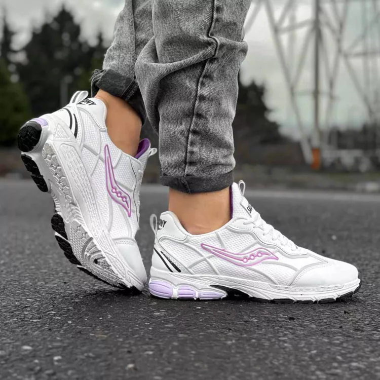 کتانی مردانه saucony سفید کد 28996