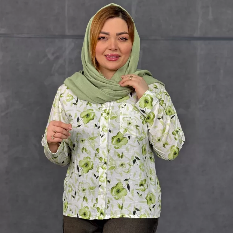 شومیز دخترانه گلدار کد 29480