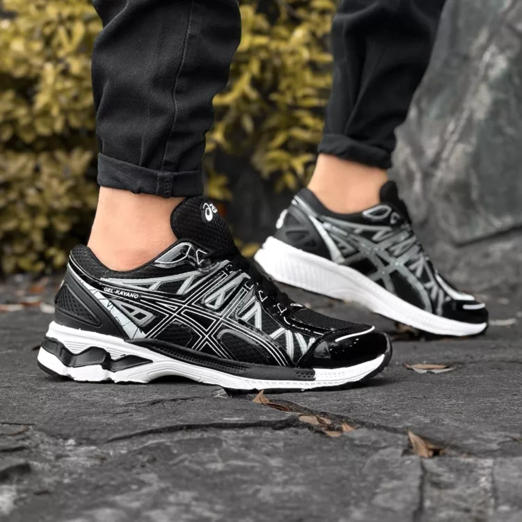 کتانی مردانه آسیکس مشکی کد 28846