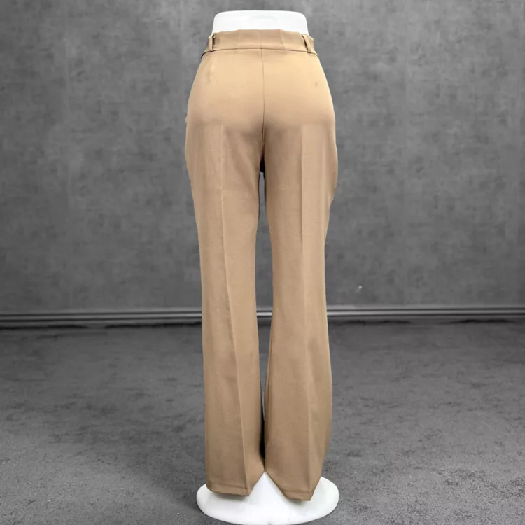 شلوار مازراتی دخترانه دمپا نسکافه ای کد 29643