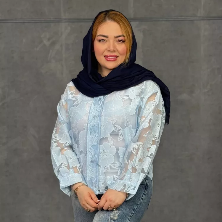 شومیز دخترانه گلدار کد 29723