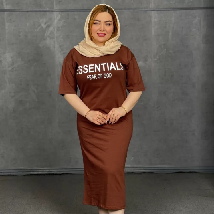 پیراهن بلند دخترانه کد 29755