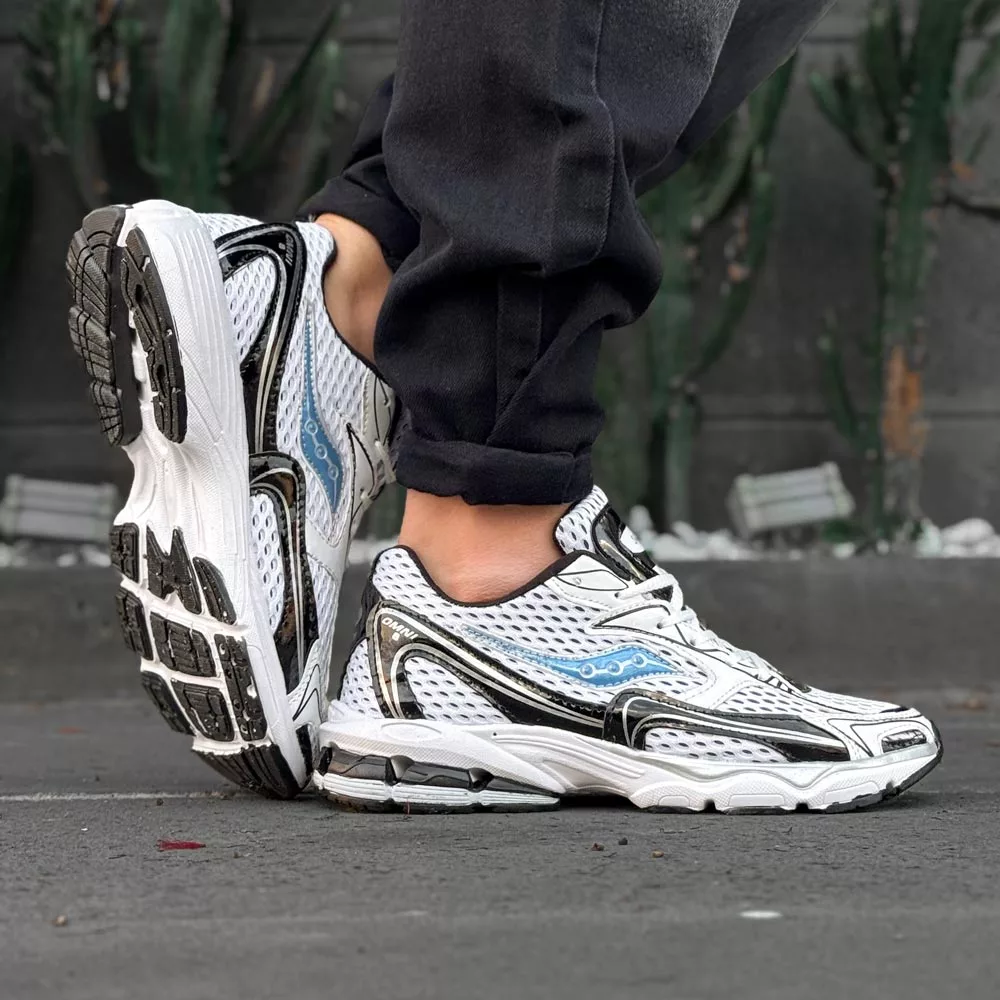 کتانی مردانه saucony سفید کد 29830
