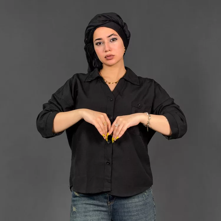 شومیز دخترانه تک جیب کد 29969