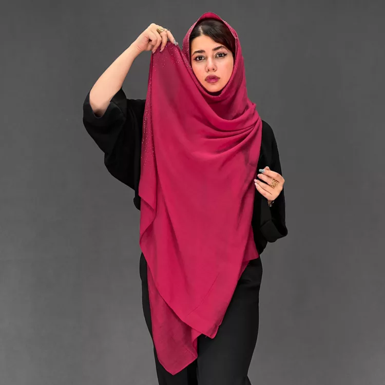 شال دخترانه نگینی کد 29996