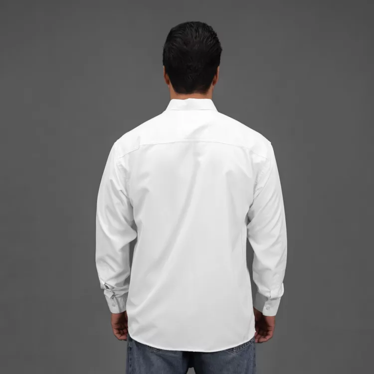 پیراهن مردانه سایز بزرگ سفید کد 29950