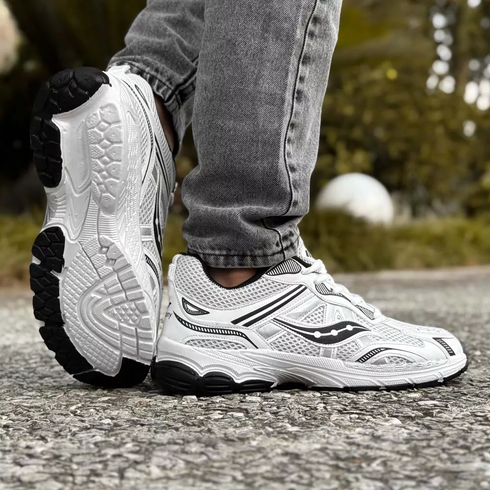 کتانی مردانه saucony سفید کد 30324