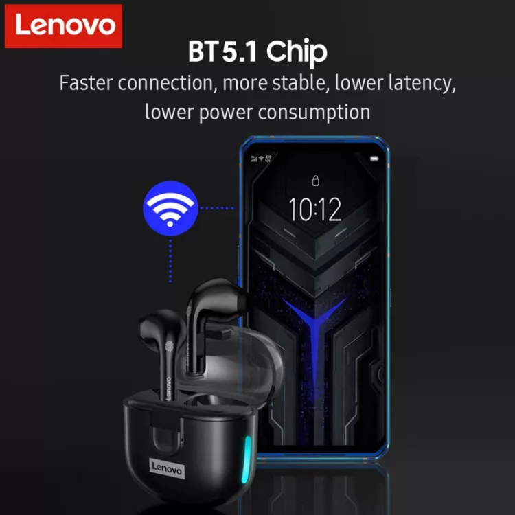 ایرپاد بلوتوثی لنوو اصلی با گارانتی مدل Lenovo Think Plus LP12 TWS