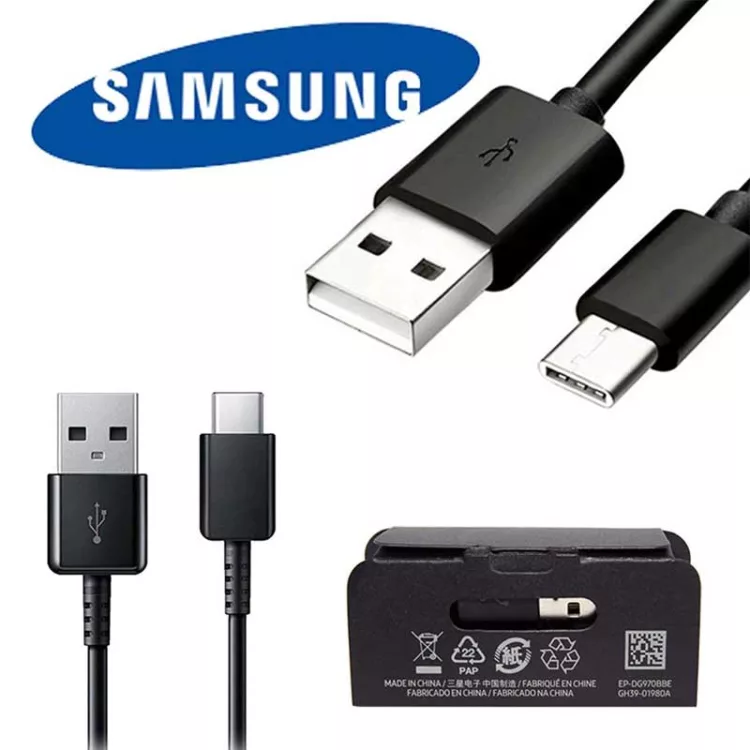شارژر دیواری 15 وات Samsung مدل S10 پکدار + کابل Type-C